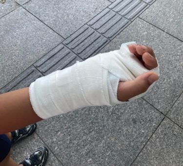 延べ竿でウキ釣り
