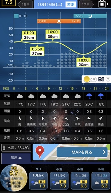 シーバスのサイズが上がらない